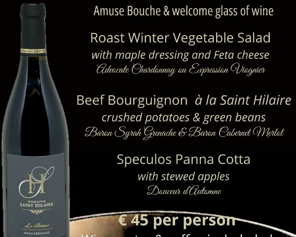Déjeuner / Lunch 11-11-2026